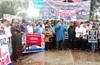 Udupi Muslim Okkoota protests against Israel attack on Palestine